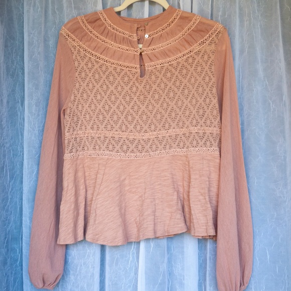 Free People Peplum Top - Size M - Picture 4 of 10